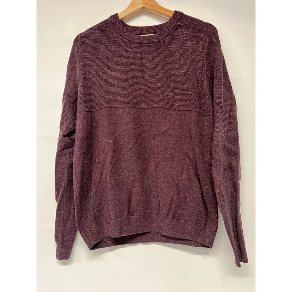 Men’s FLX crewneck sweater medium burgundy